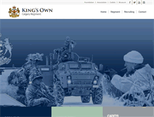 Tablet Screenshot of kingsown.ca